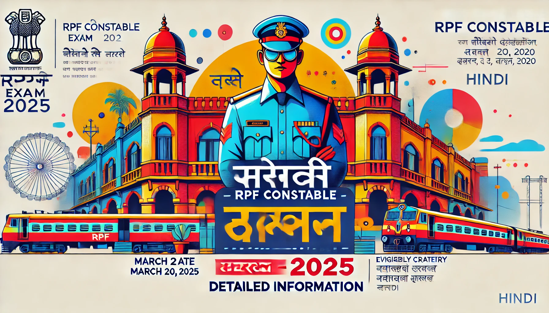 RPF Constable Exam Date 2025