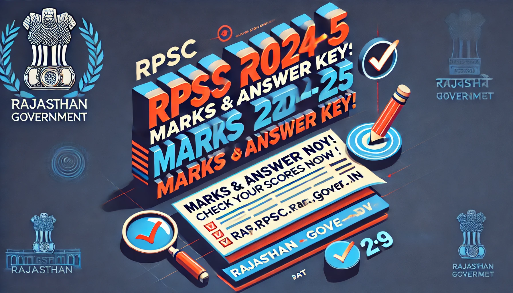 RPSC RAS Marks OUT