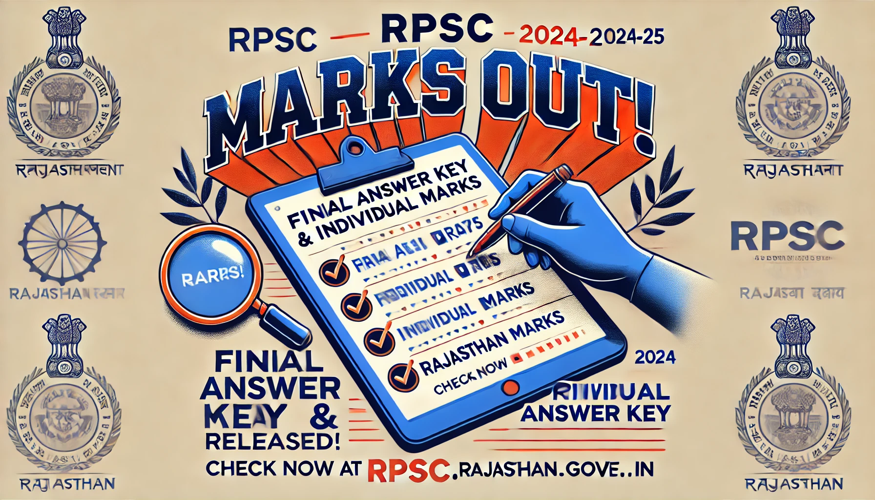 RPSC RAS Marks OUT