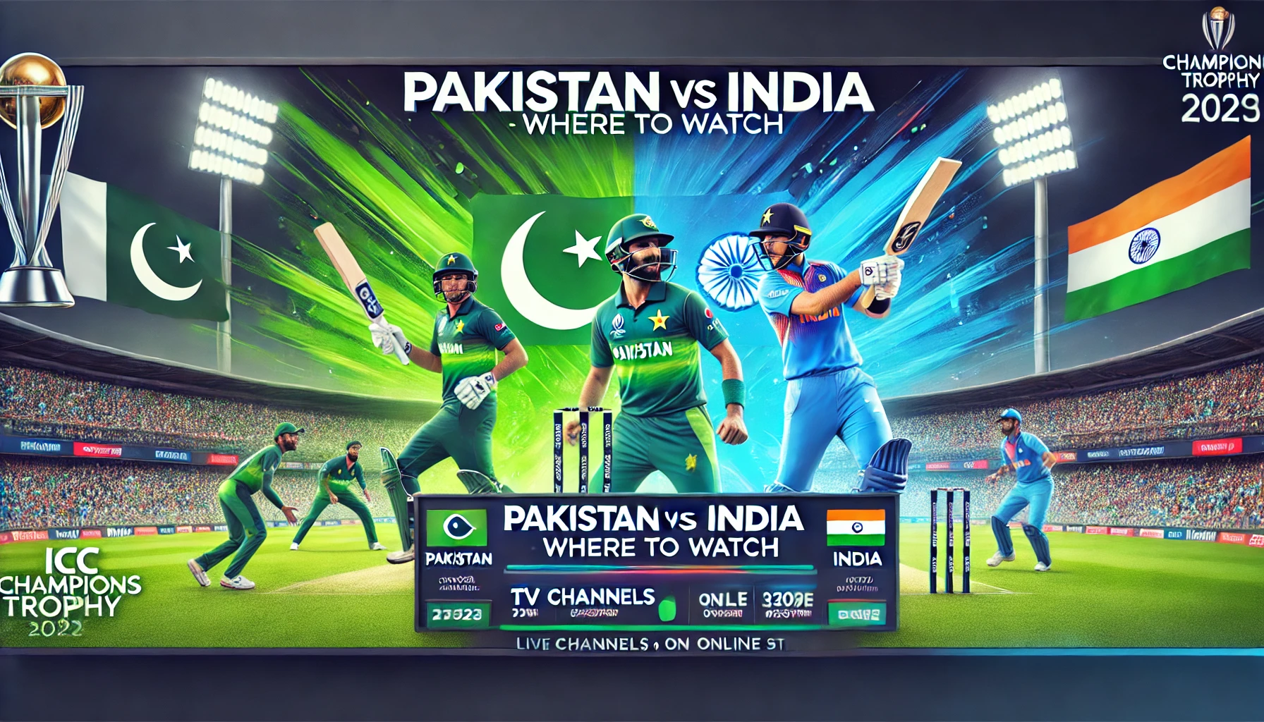 Where to Watch Pakistan National Cricket Team vs India National Cricket Team