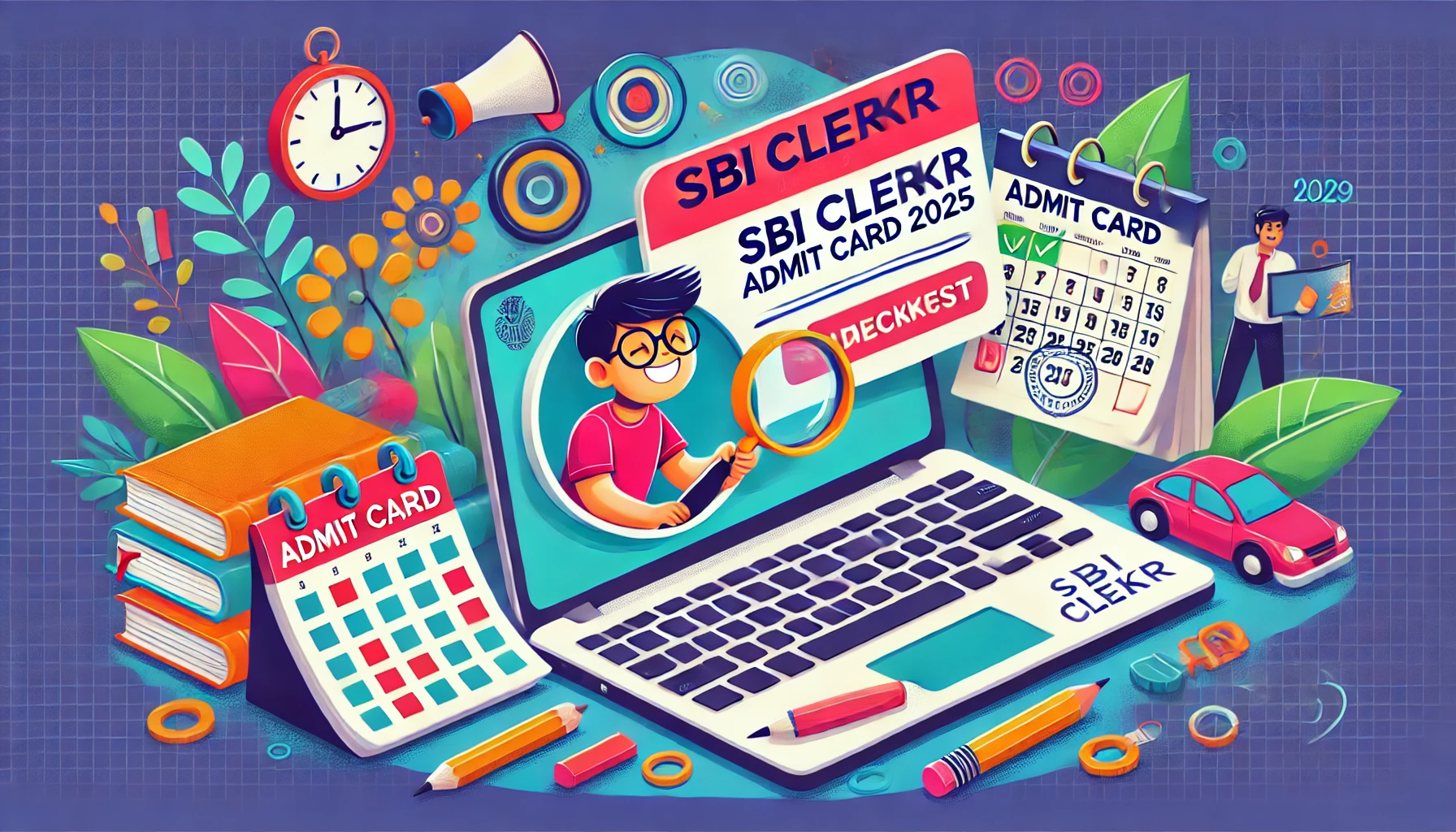 sbi clerk admit card 2025