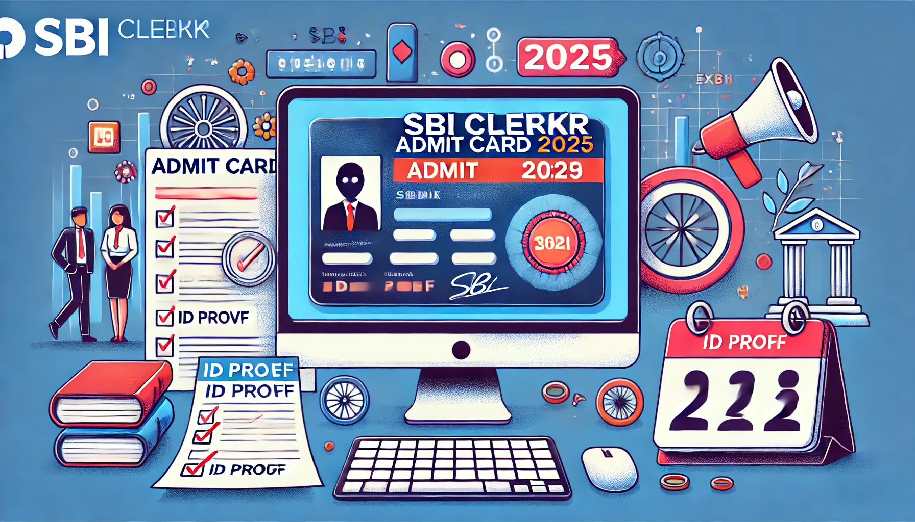 sbi clerk admit card 2025