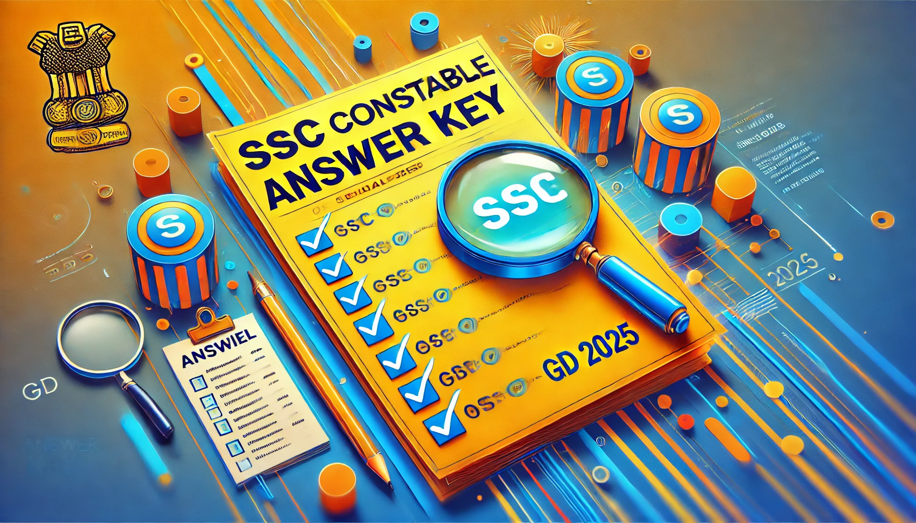 SSC Constable GD Answer Key 2025